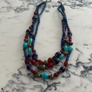 Made in turkey beaded necklace